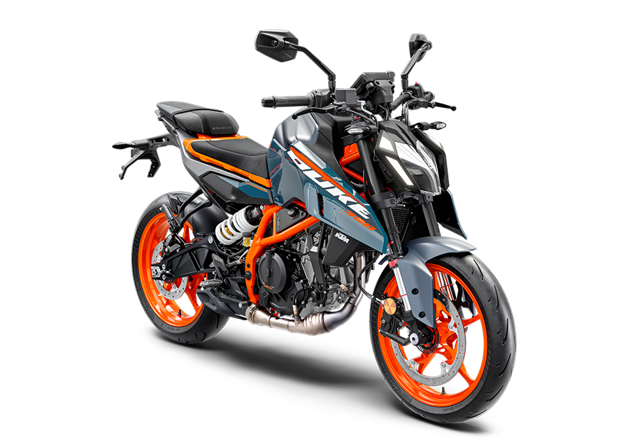 KTM Duke 390 Atlantic Blue Studio Cutout